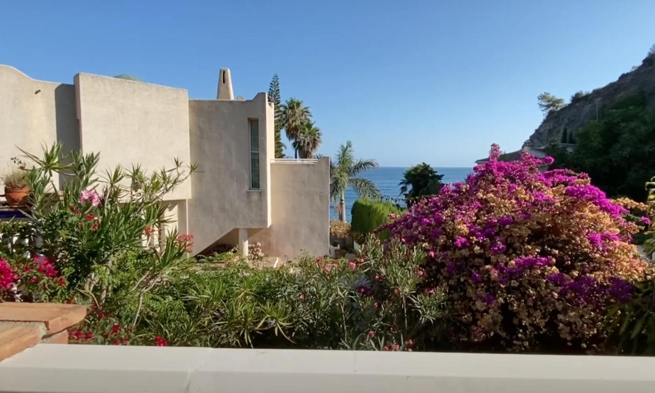 Almuñécar Espectacular Casa En La Playa Con Piscina Privada 빌라 외부 사진